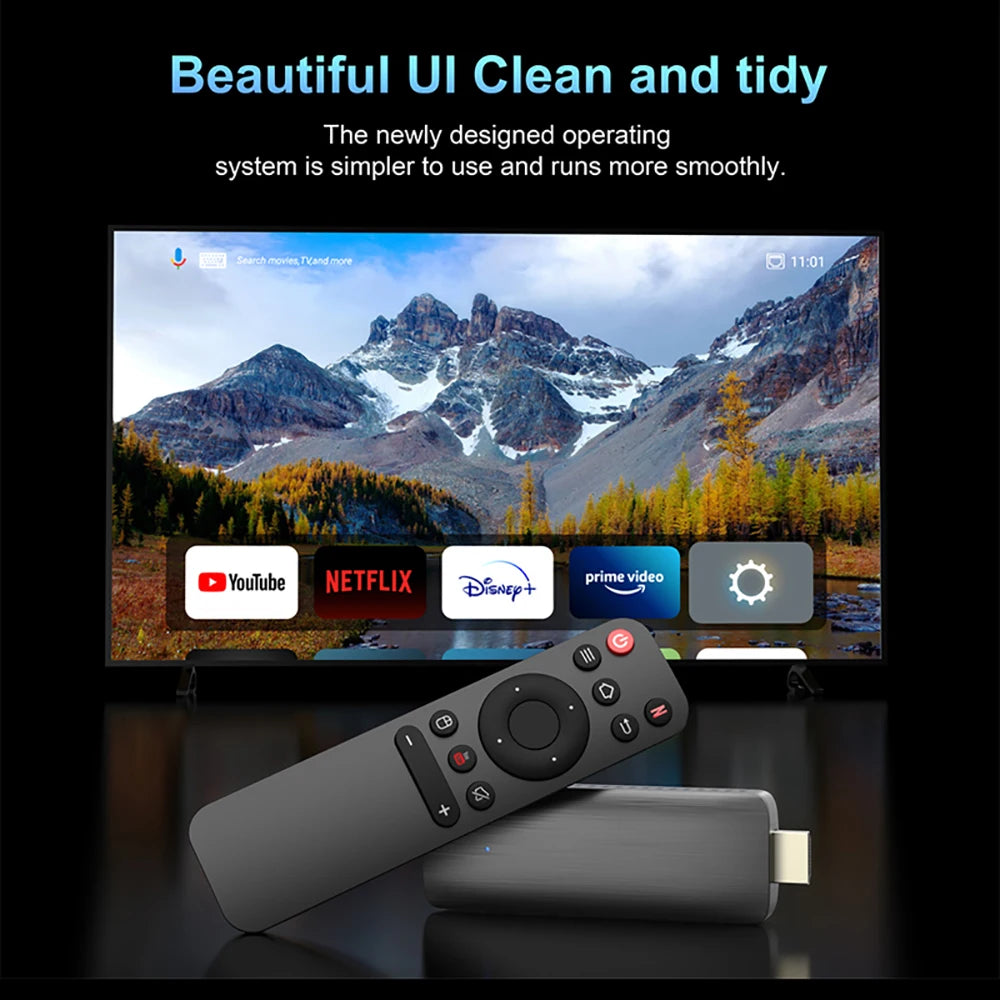 H313 Android TV Stick – 4K HDR WiFi 6 Media Player